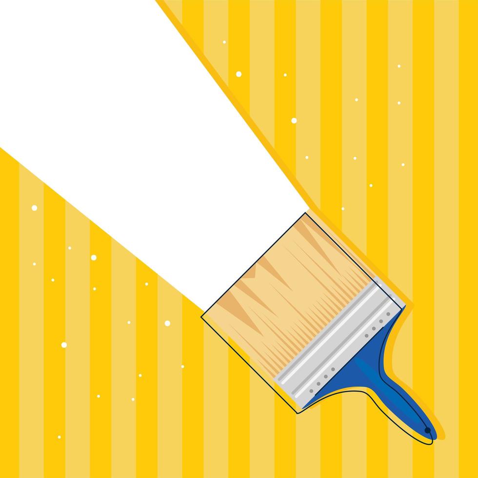 paint brush color vector