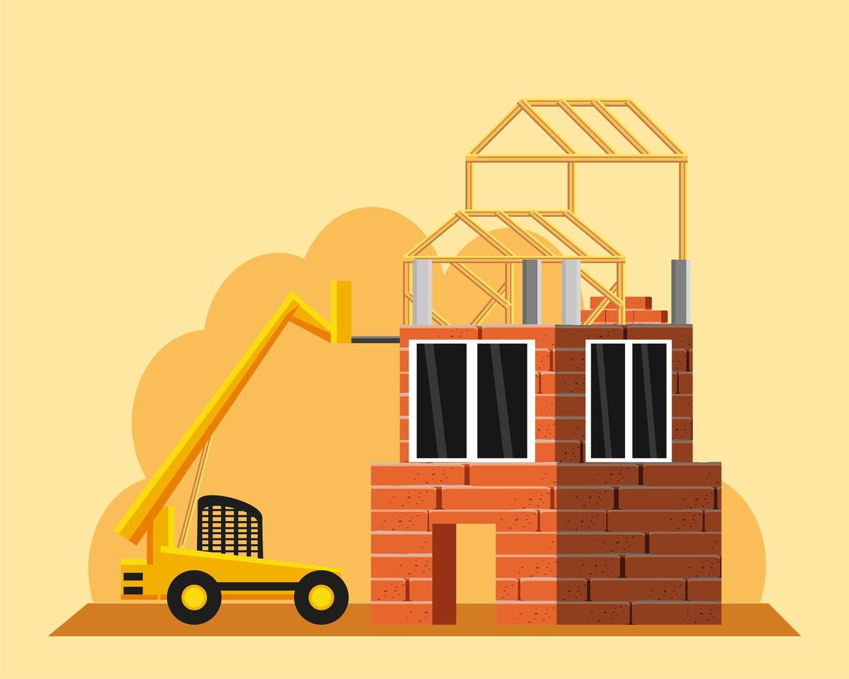 home improvement structure vector