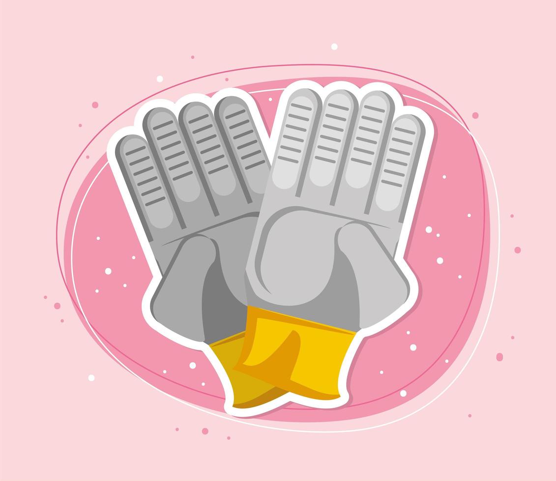 construction gloves tool vector