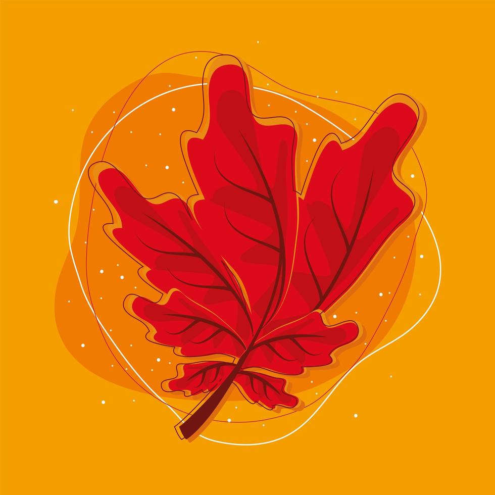 nature dry leaf vector