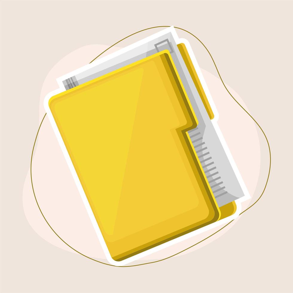 folder file documents vector