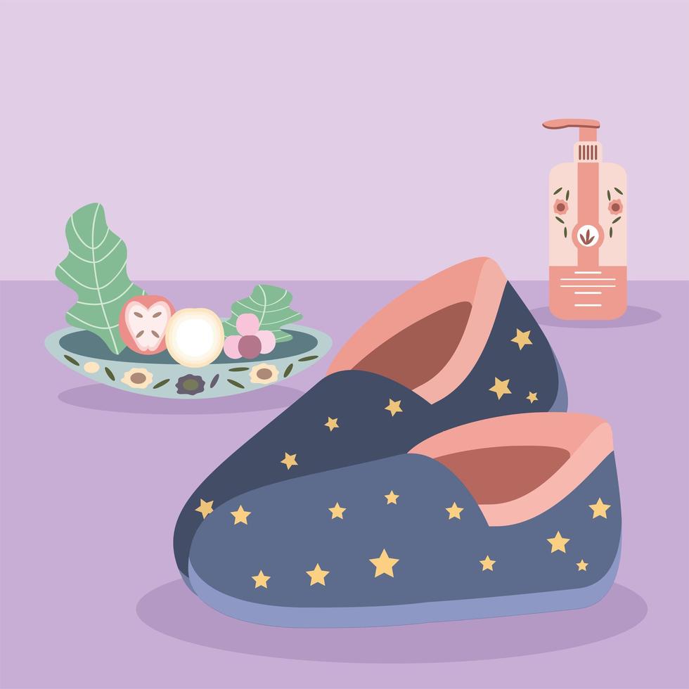 self care at home vector