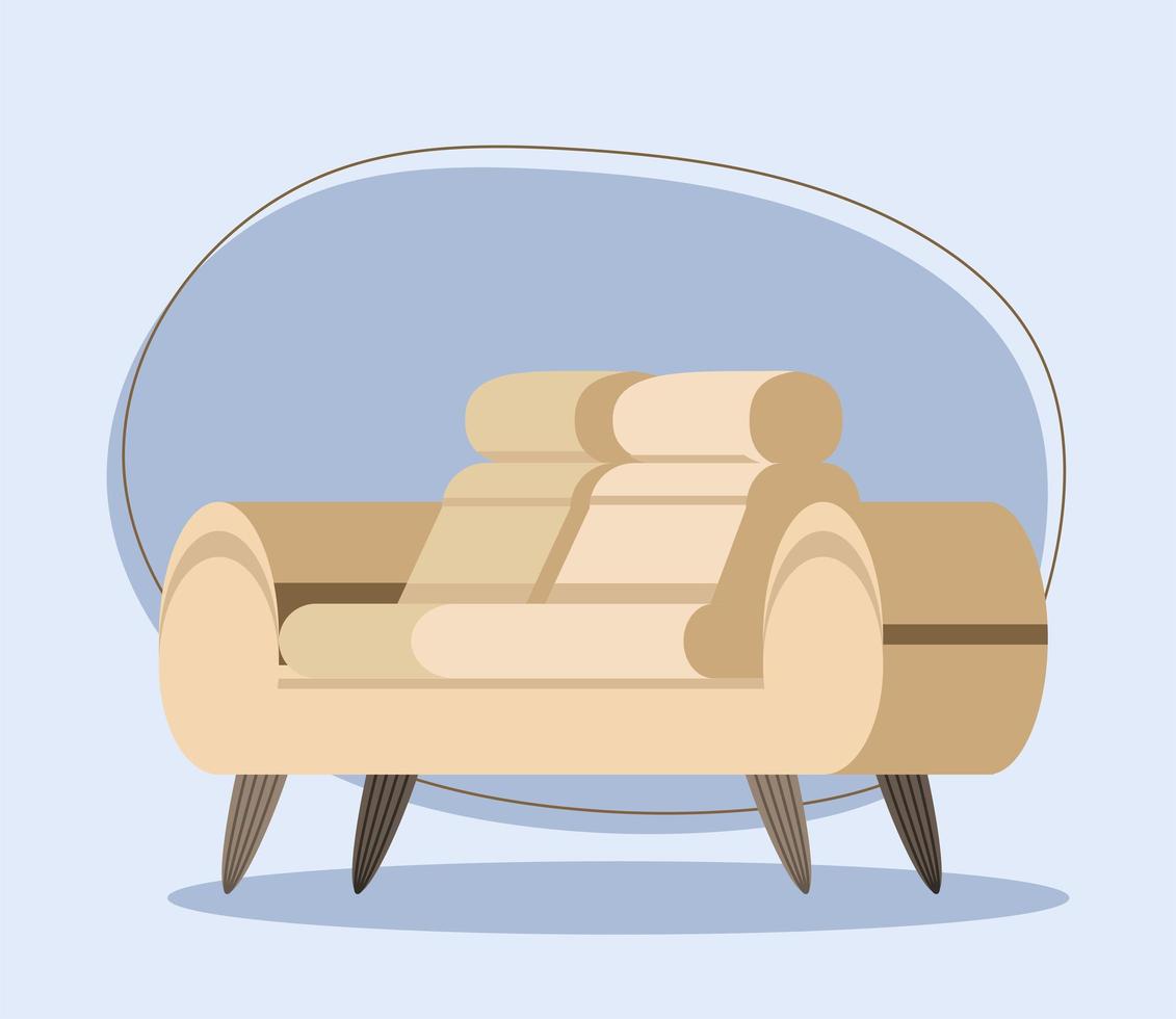 comforty sofa furniture vector