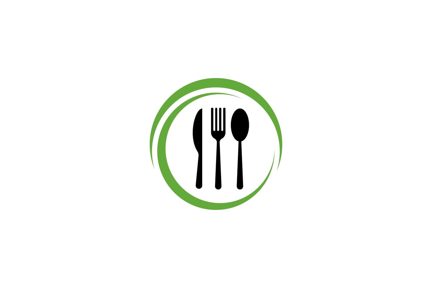 vector de diseño de plantilla de logotipo de comida, ilustración de icono.