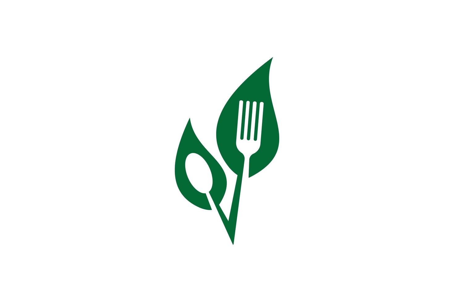 vector de diseño de plantilla de logotipo de comida, ilustración de icono.