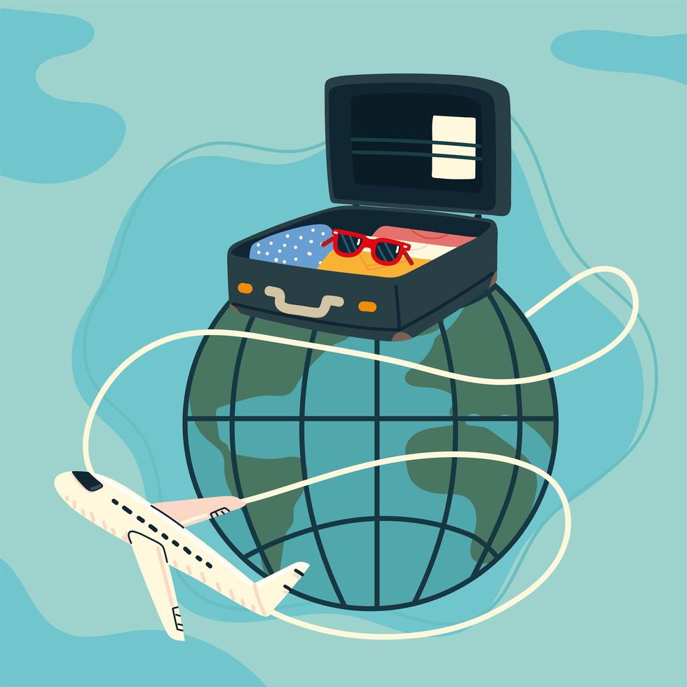 world tourism travel vector