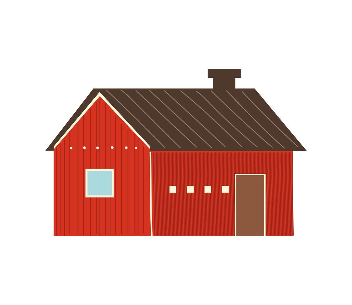 barn farm rustic vector