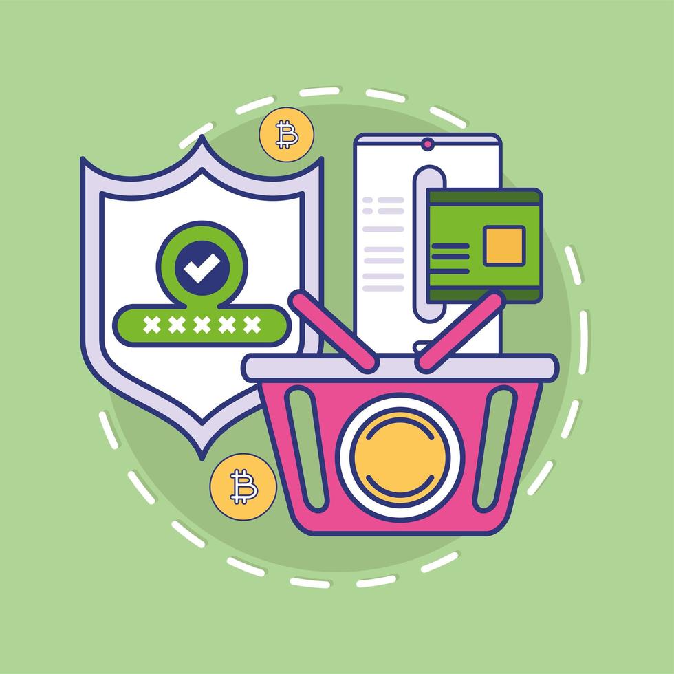 security shopping payment vector