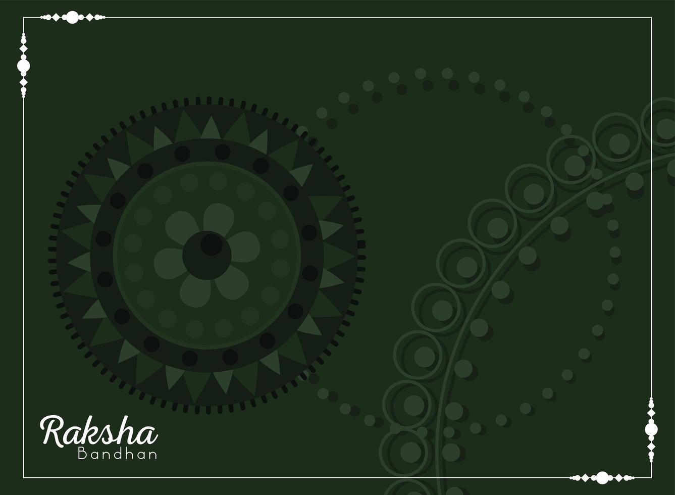 raksha bandhan poster vector