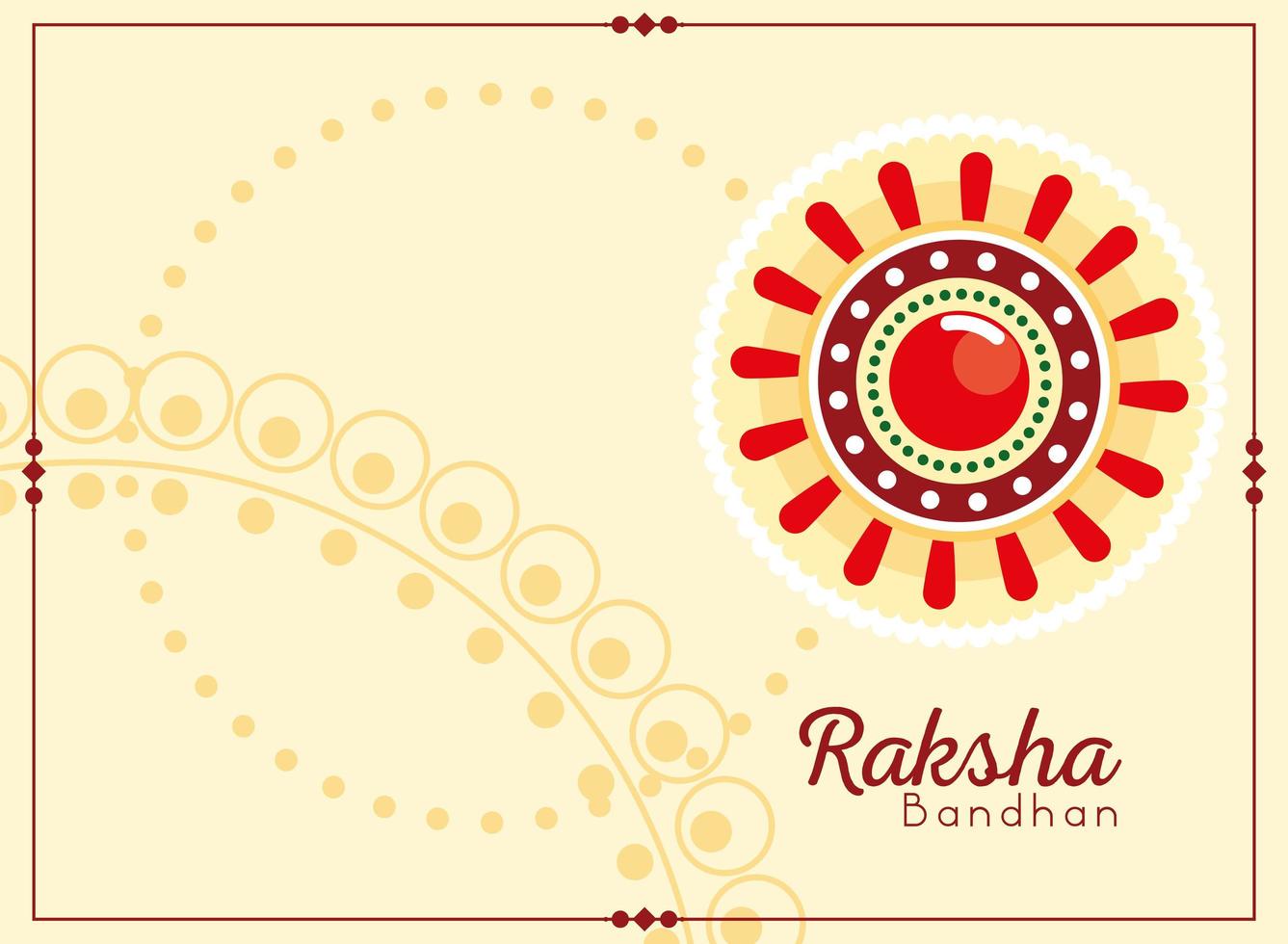 raksha bandhan theme vector