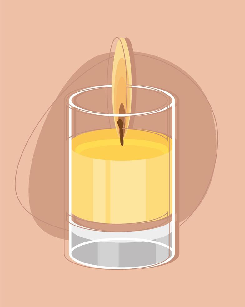 candle aroma scence vector