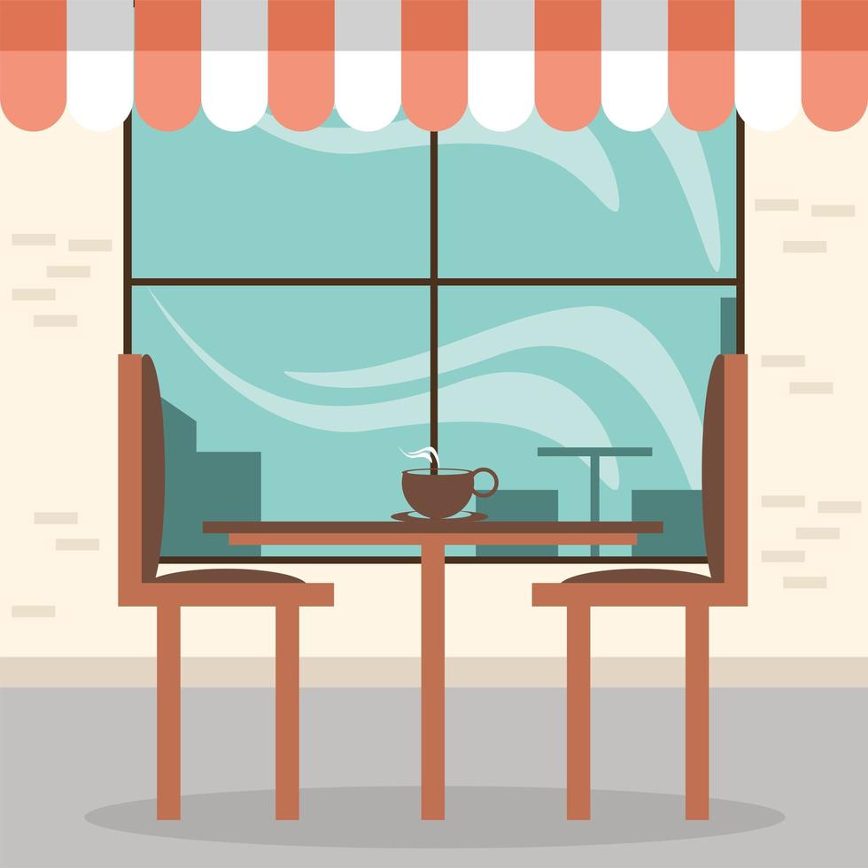 small business coffee shop vector