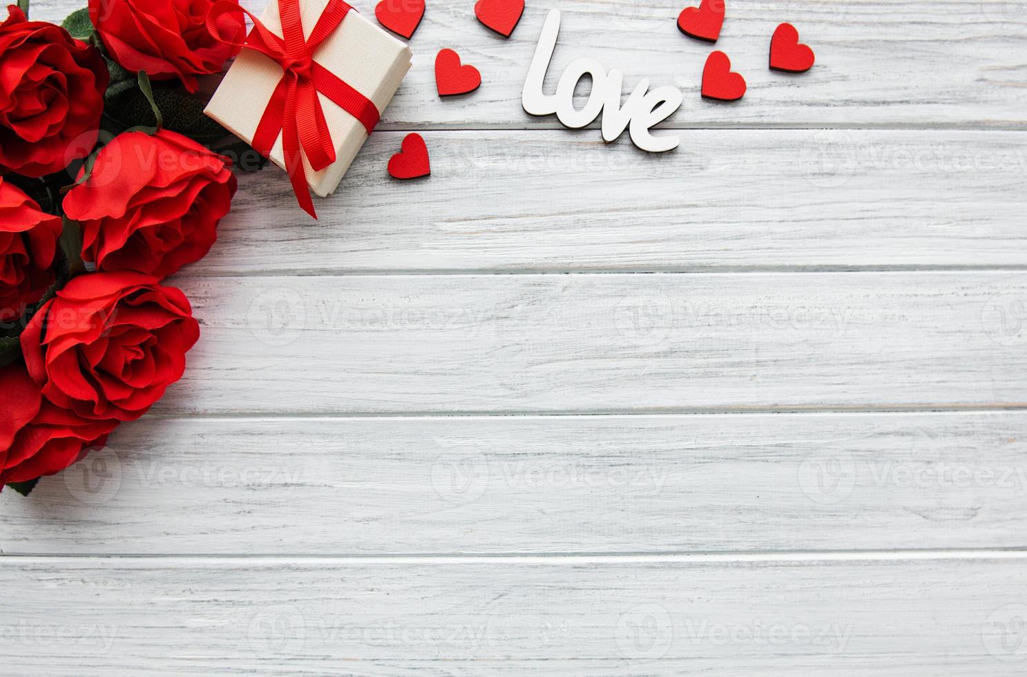 Valentine day romantic background photo