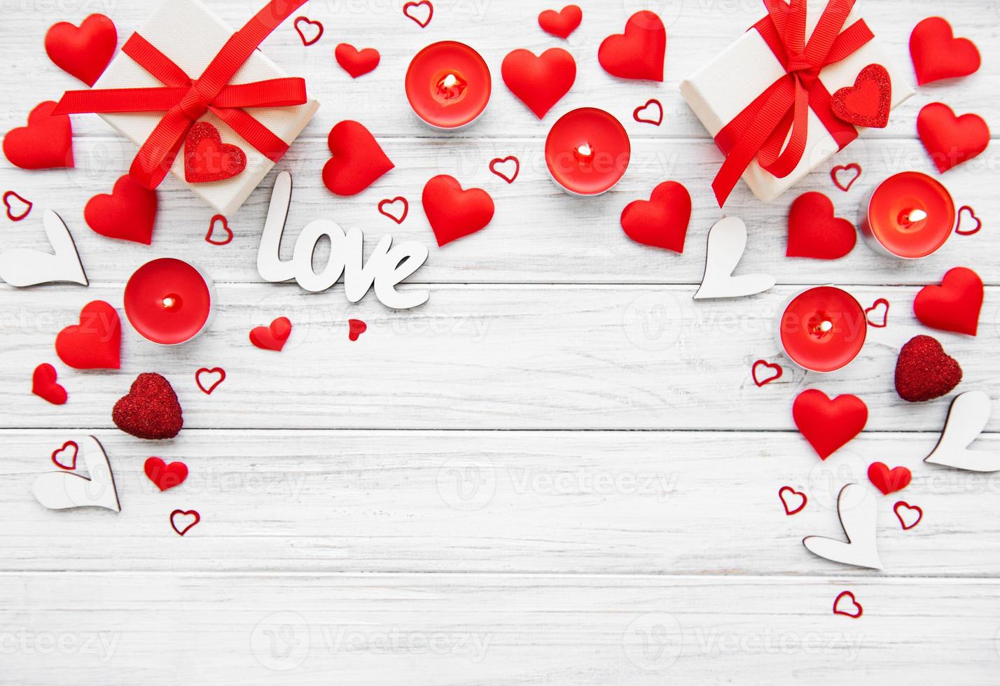 Valentine day romantic background photo