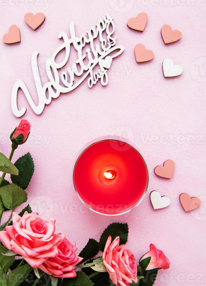 fondo romántico del día de san valentín foto