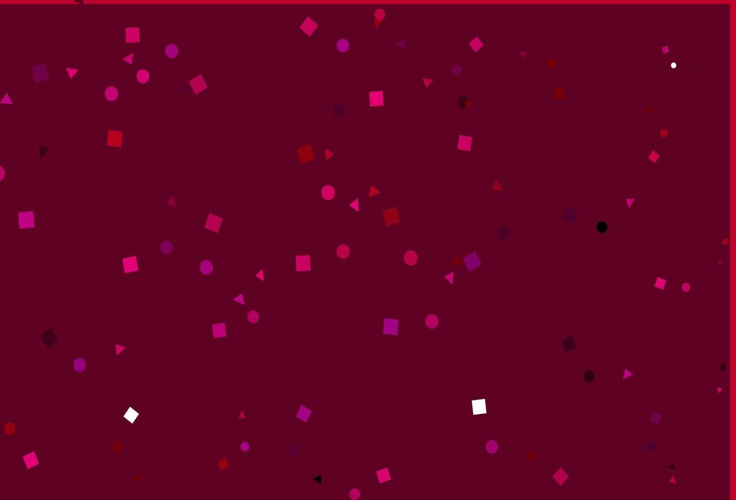 Light Purple, Pink vector cover in polygonal style with circles.