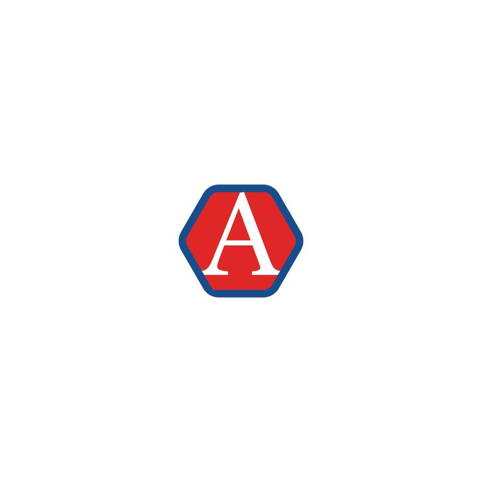 A letter logo template,a icon vector