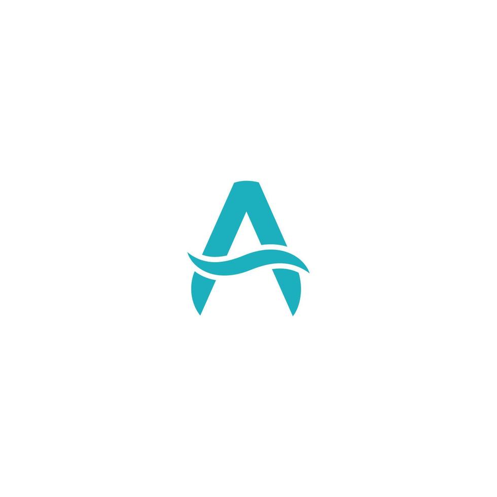 A letter logo template,a icon vector