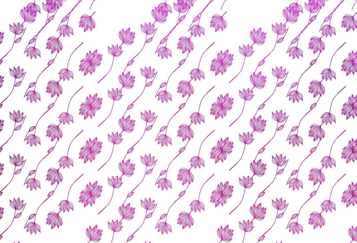 Light Purple vector sketch background.