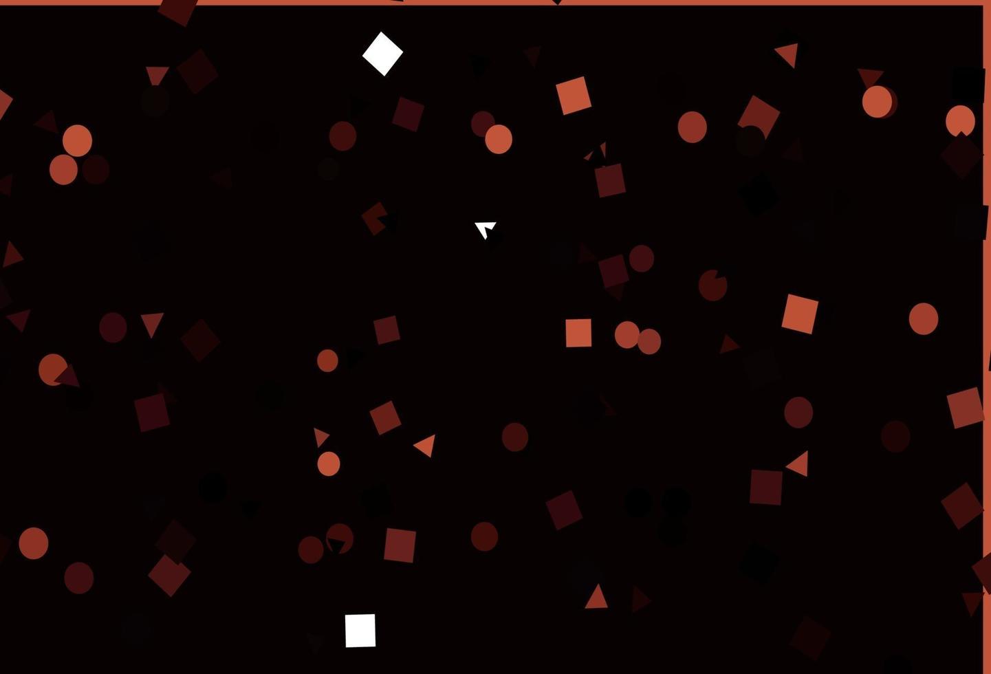 Light Red vector pattern in polygonal style with circles.