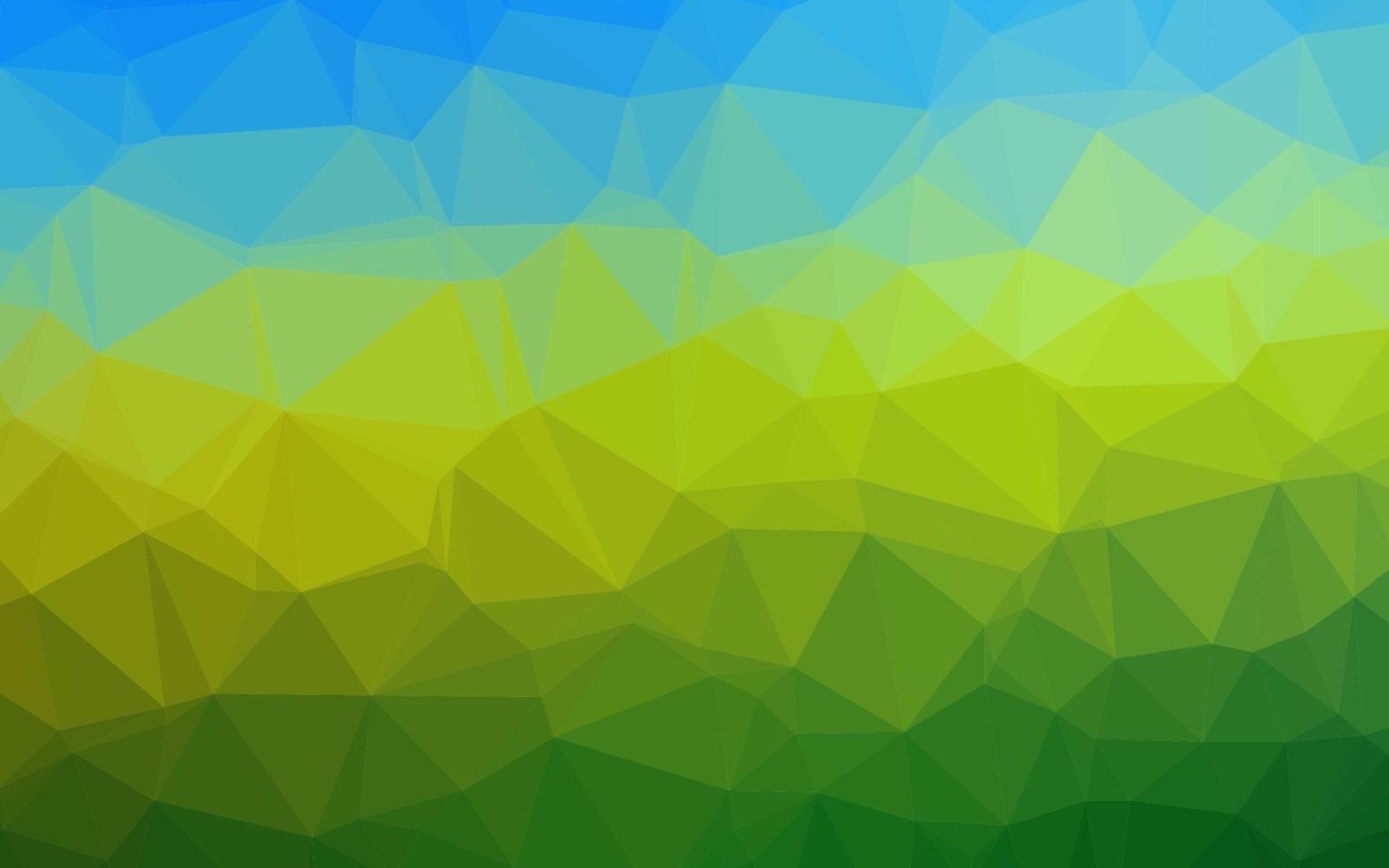 Dark Blue, Yellow vector polygonal background.
