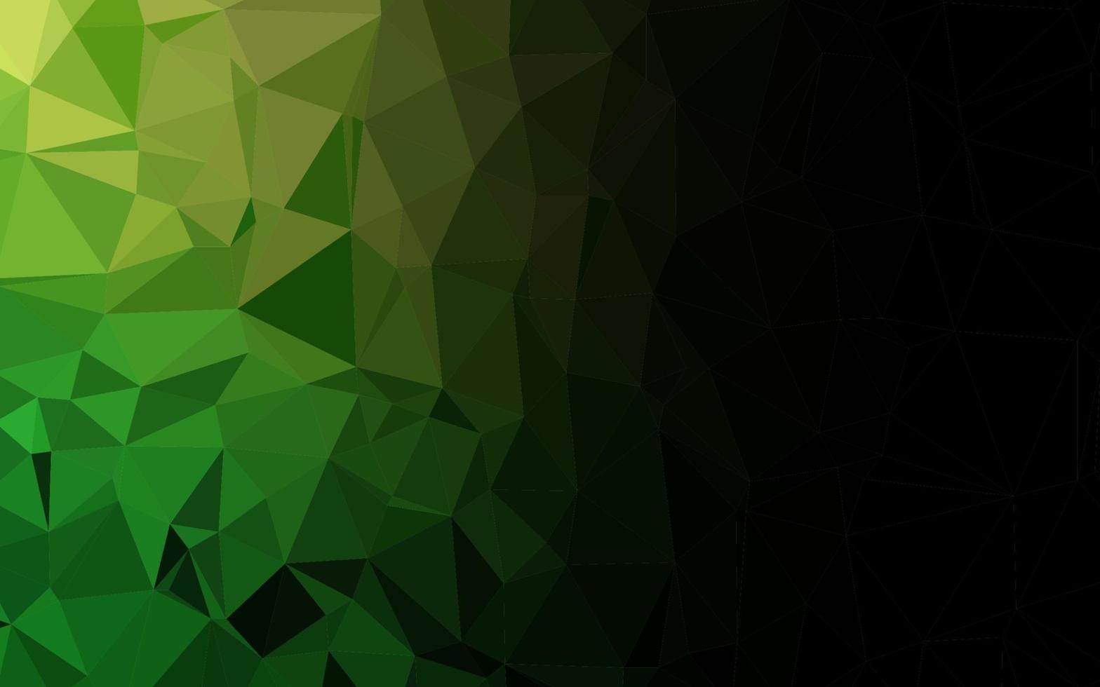 Fondo de mosaico abstracto de vector verde claro.