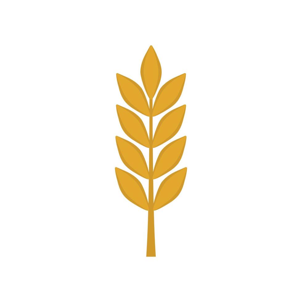 Barley icon in flat design vector