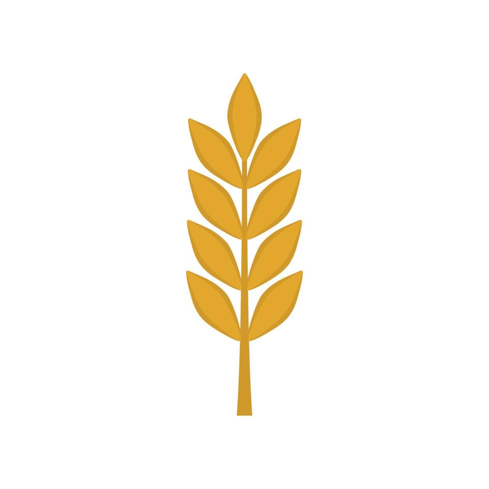 Barley icon in flat design vector