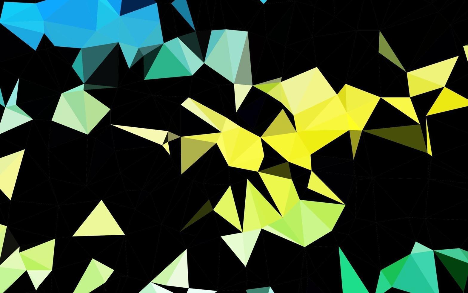 Light Blue, Yellow vector blurry triangle texture.