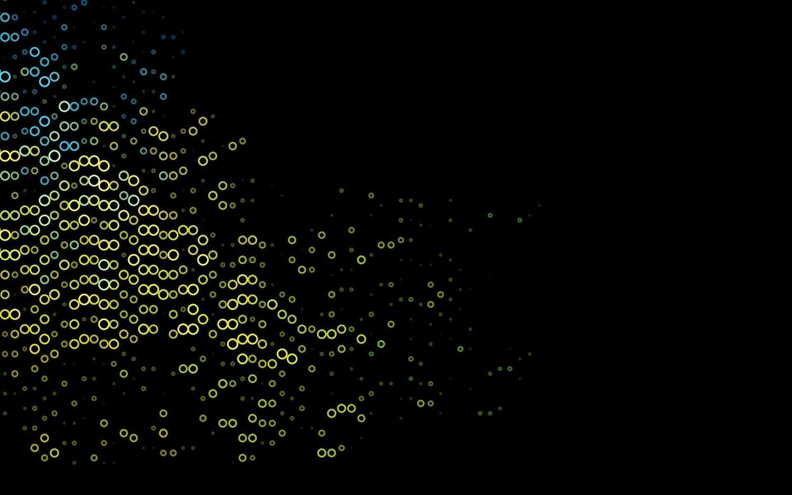 Light Blue, Yellow vector backdrop with dots.