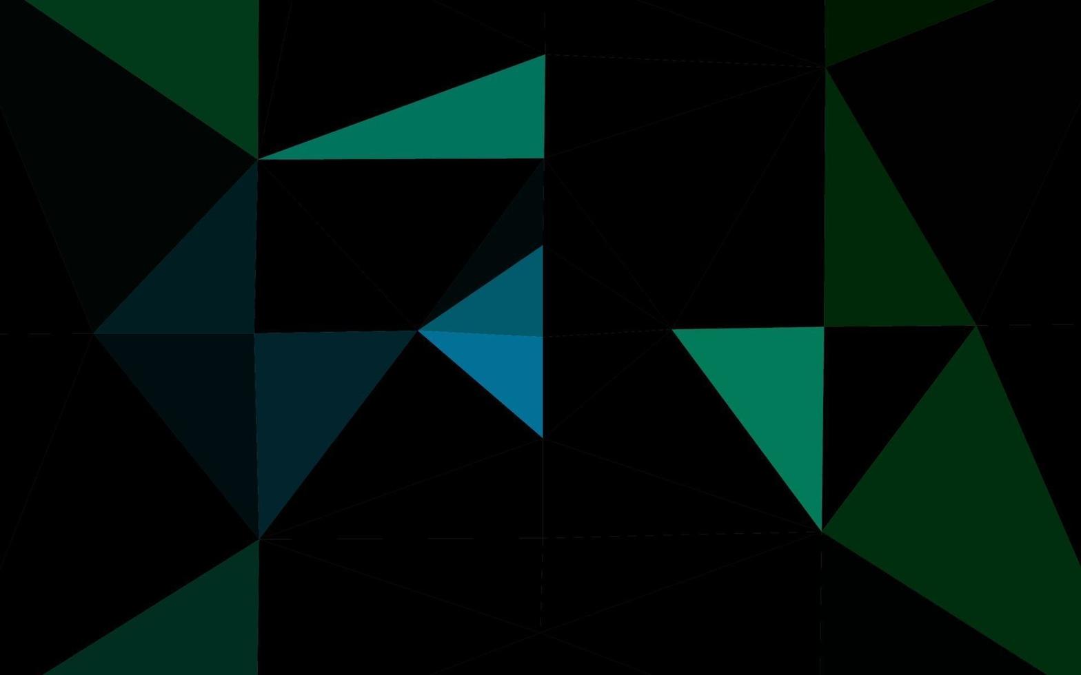 Telón de fondo de mosaico abstracto de vector azul oscuro, verde.