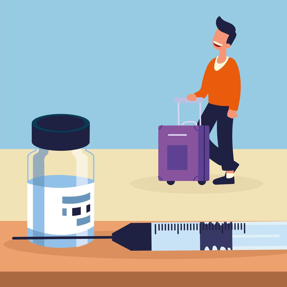 vaccination for travel vector