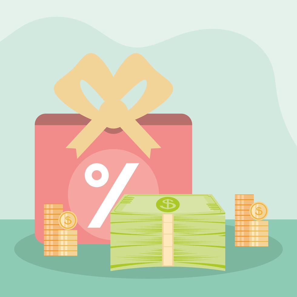 money profit interest vector