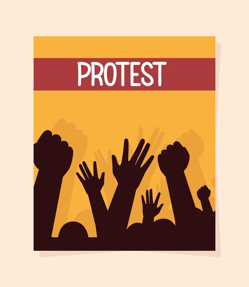 protest people event vector