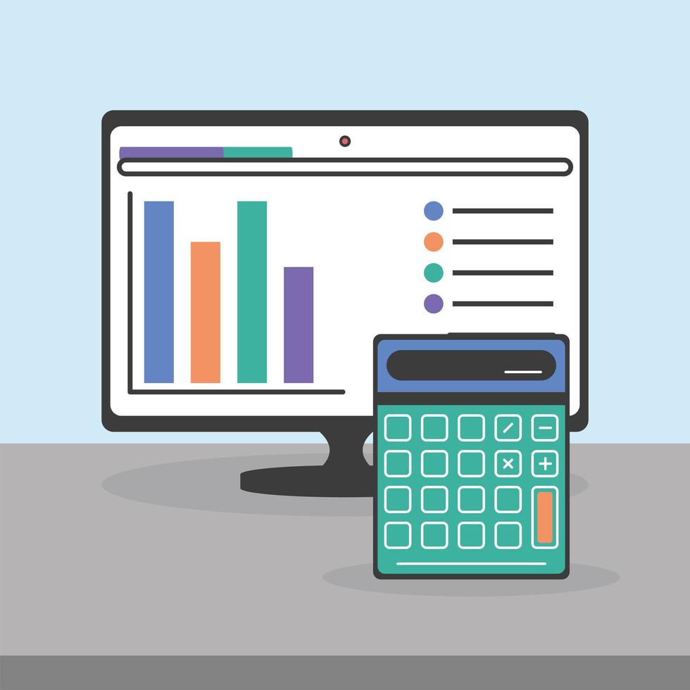 graph report business vector