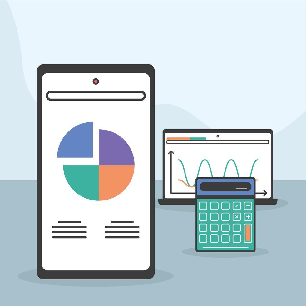 infographic statistics analysis vector