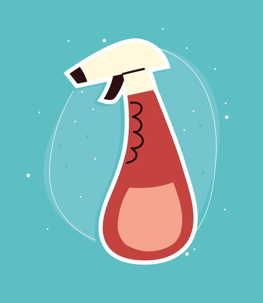 spray bottle icon vector