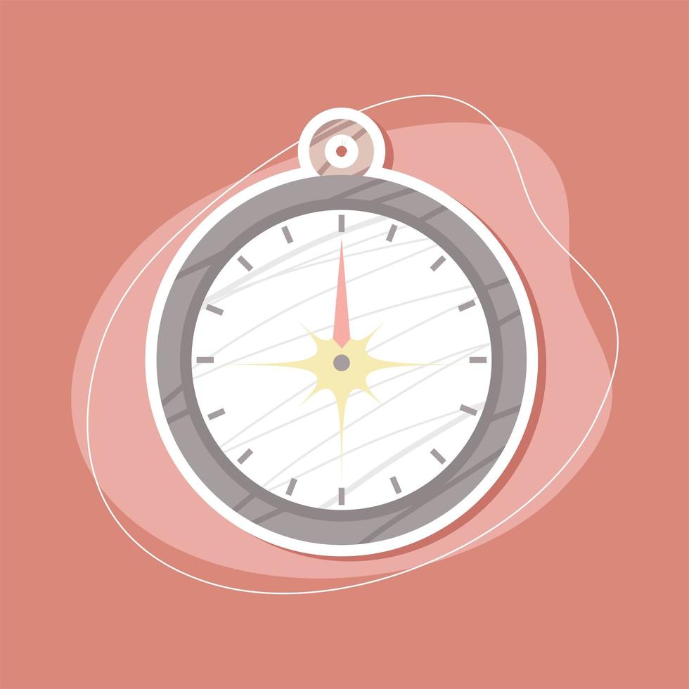 compass orientation icon vector