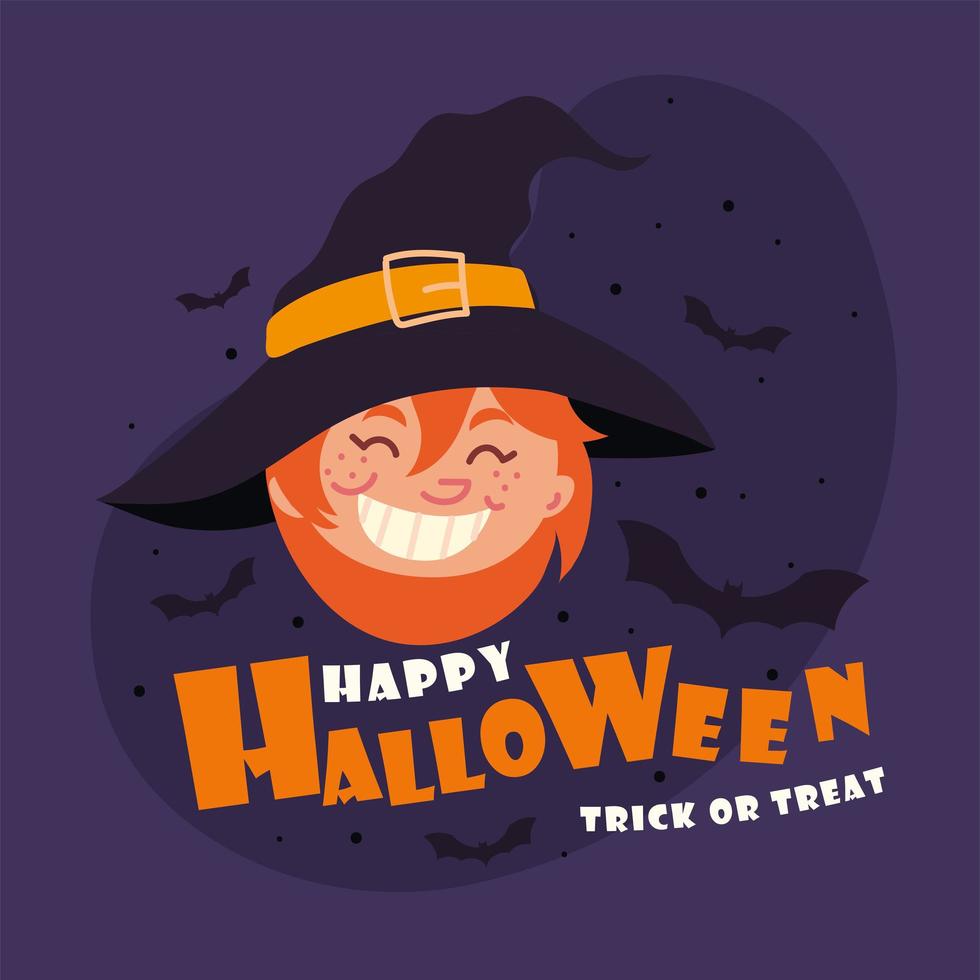 feliz fiesta de halloween vector