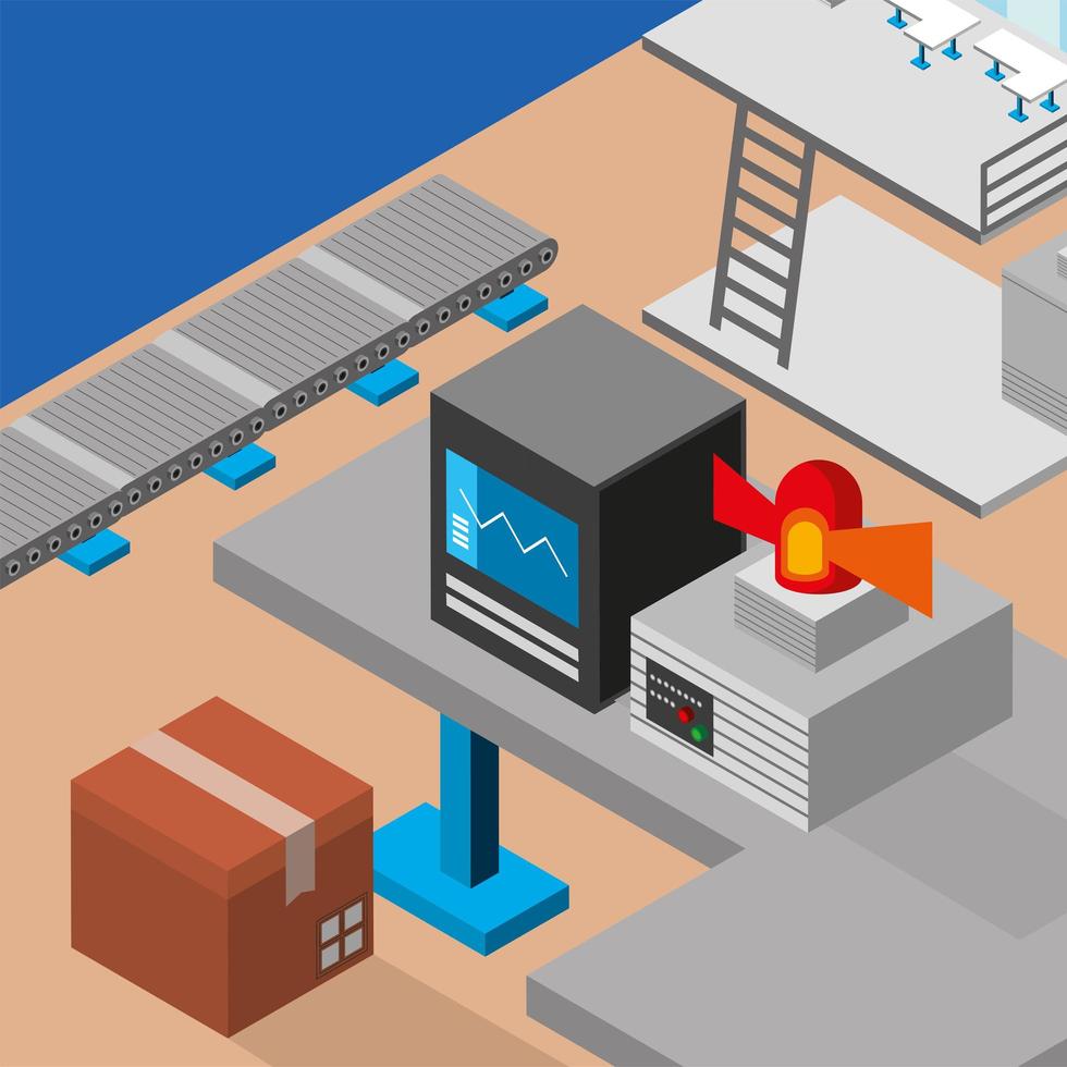 industry process production vector