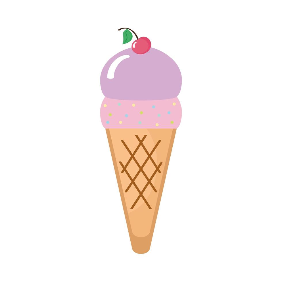 delicious ice cream vector