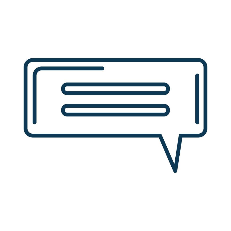 rectangle speech bubble vector