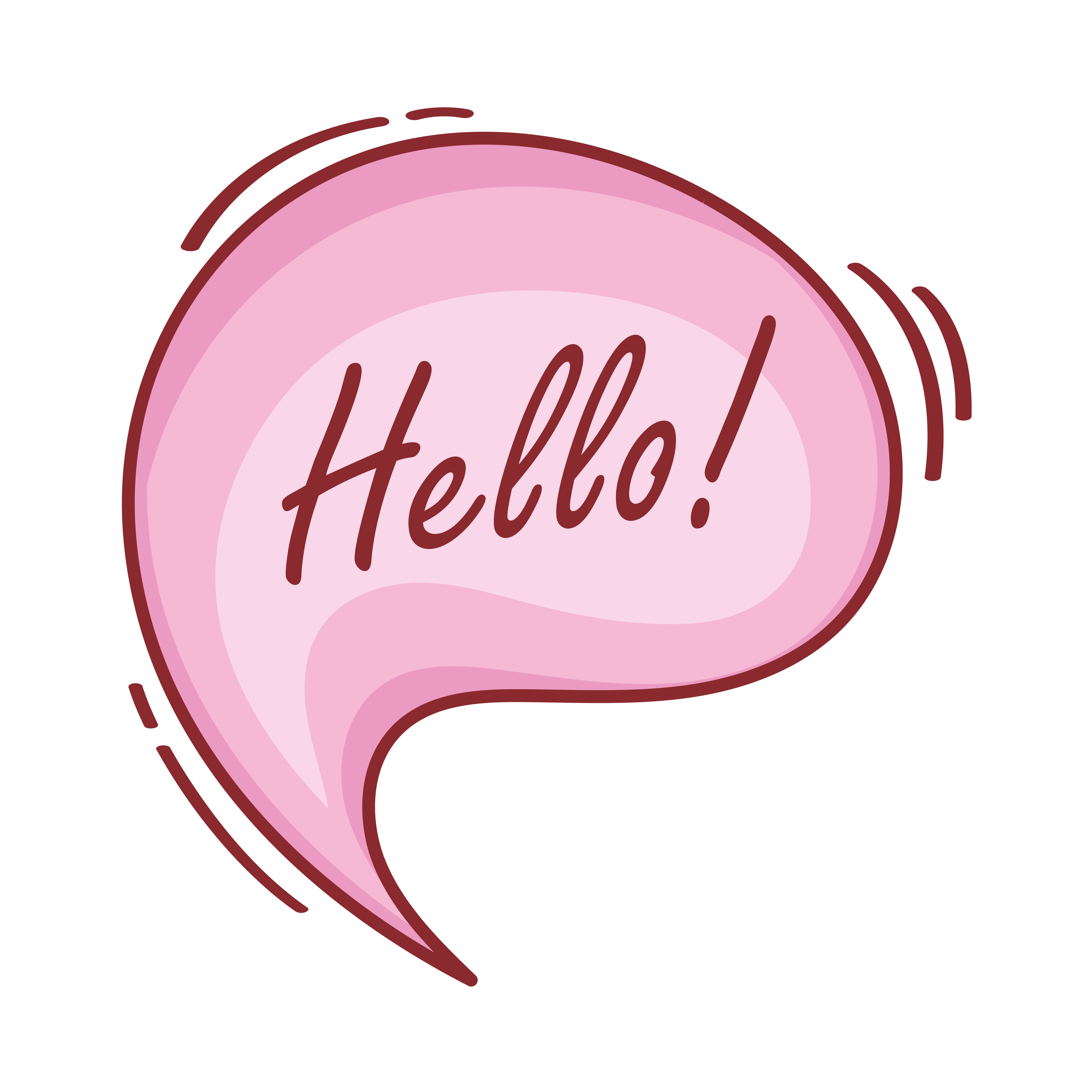 hello word in speech bubble 4209999 Vector Art at Vecteezy