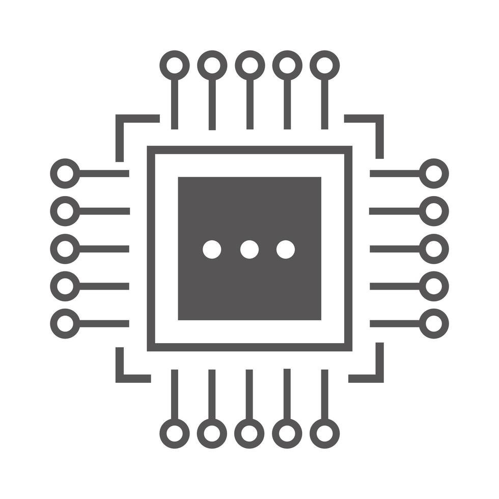 electronic circuit tech vector