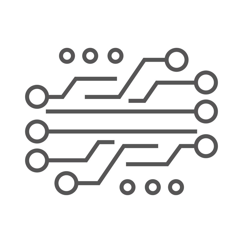 electronic circuit technology vector