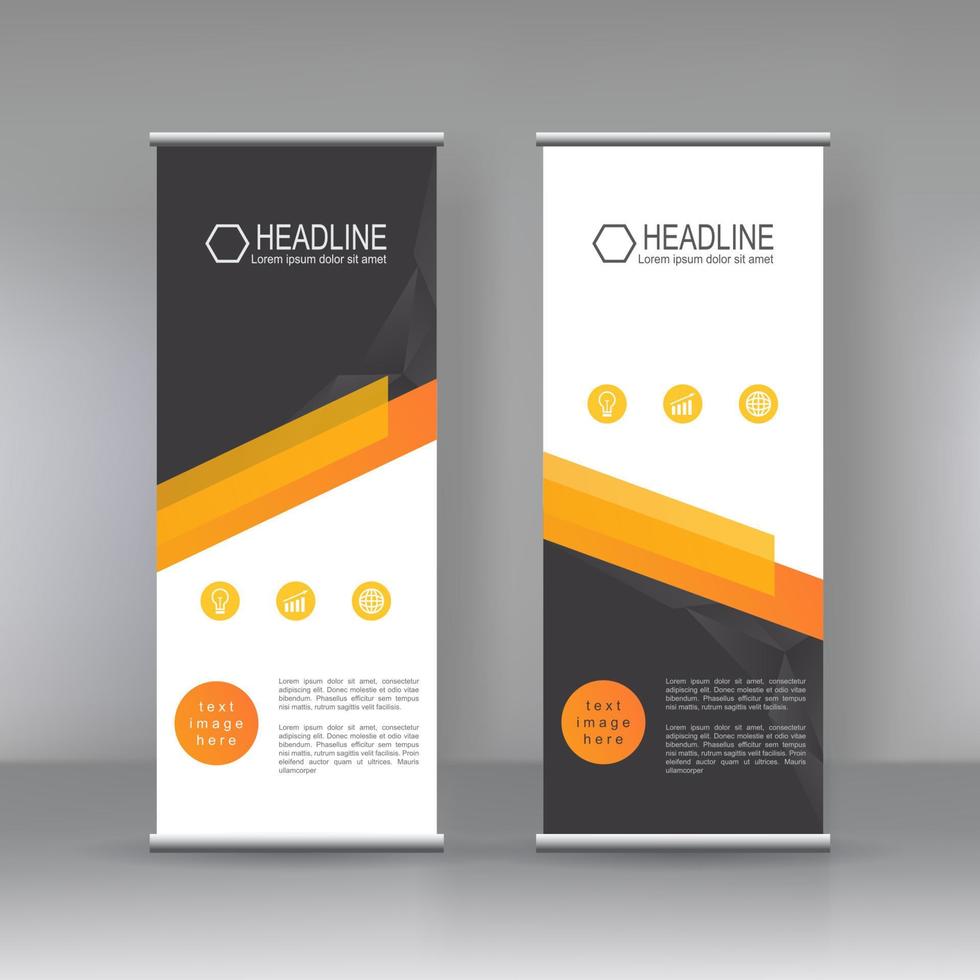 Vector abstract web banner design template. Collection of web banner template. Abstract geometric web design banner template isolated on grey background. Header - landing page Web Design Elements