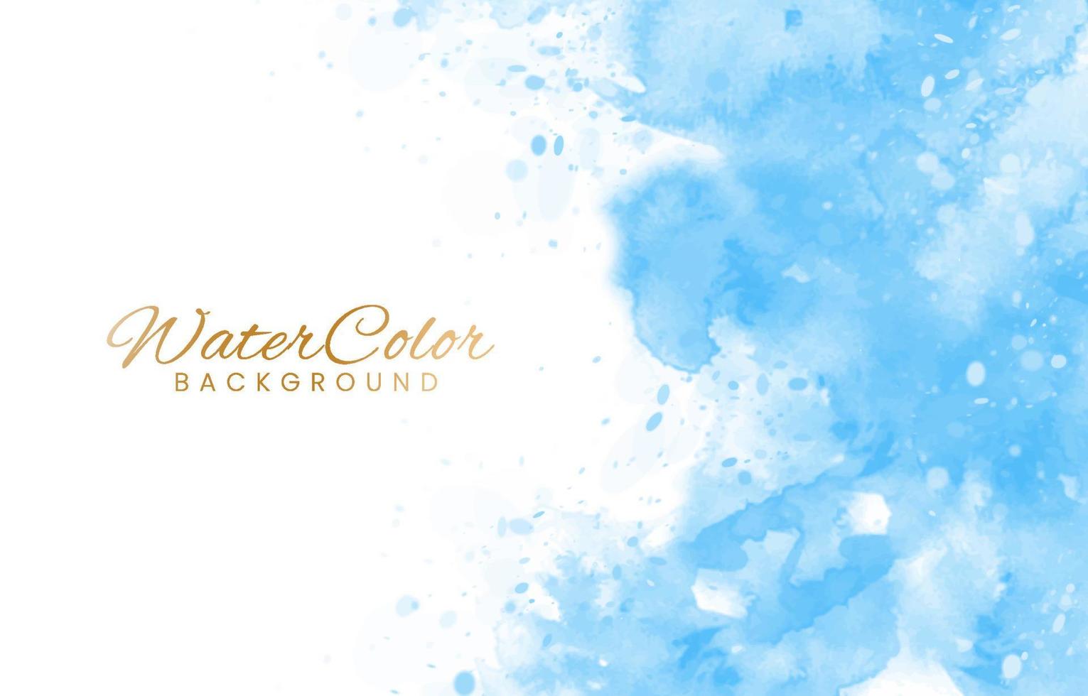 Abstract colorful watercolor for background. vector