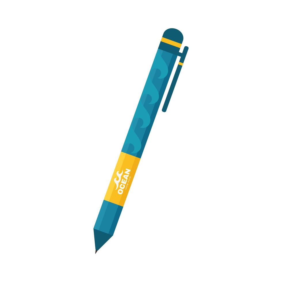 ocean identity pen vector