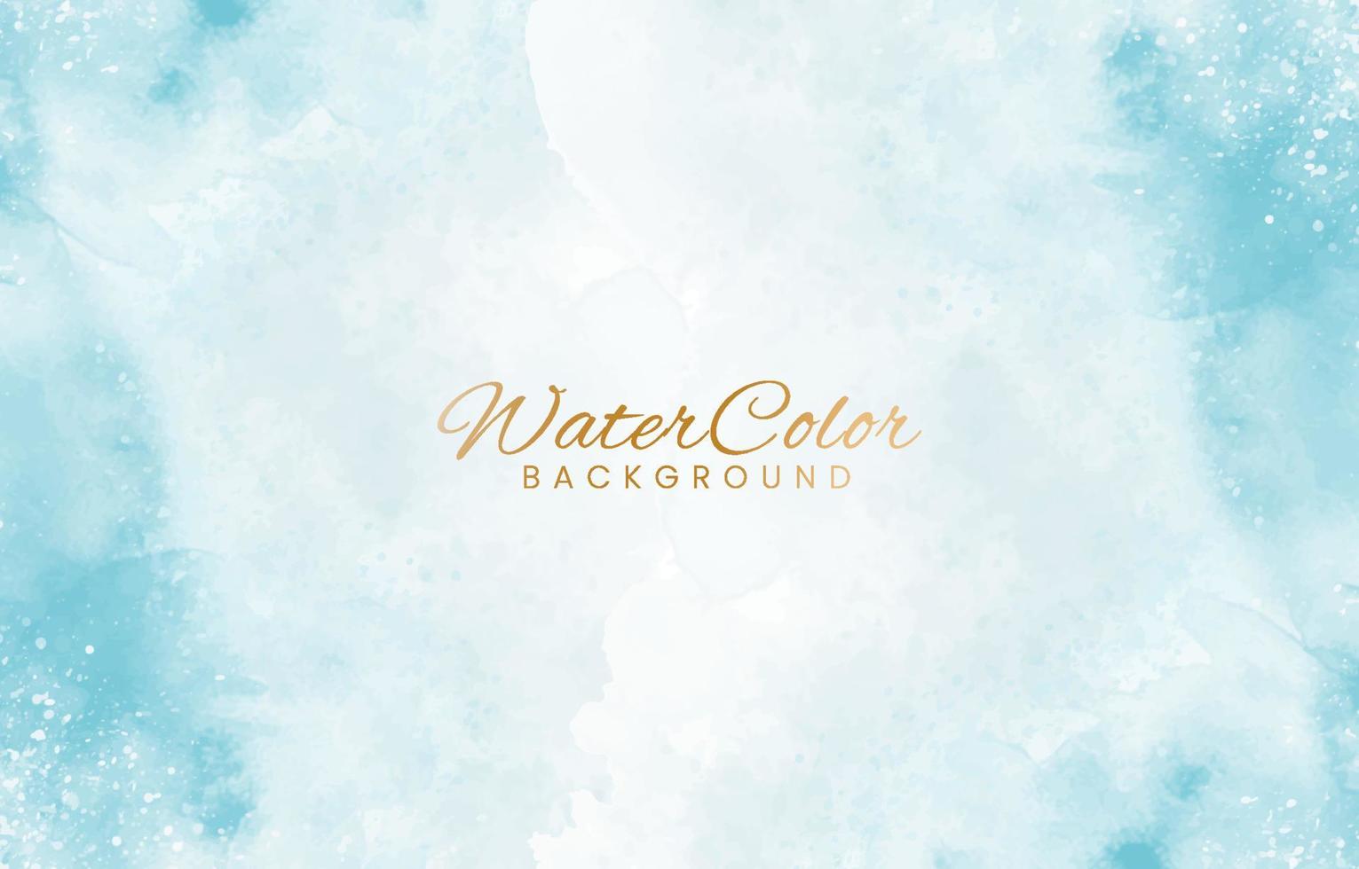 Abstract colorful watercolor for background. vector