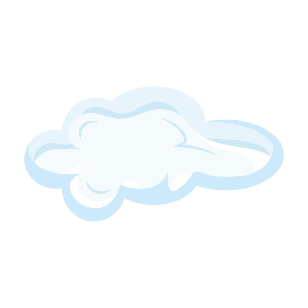 icono de forma de nube vector